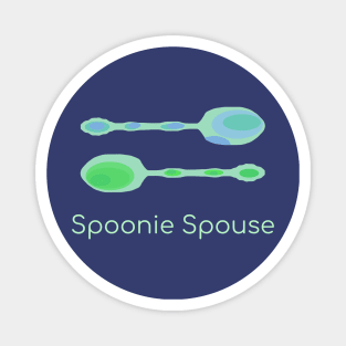 Spoonie Spouse! (Light Green) Magnet